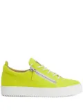 Giuseppe Zanotti Gail glitter low-top sneakers - Yellow