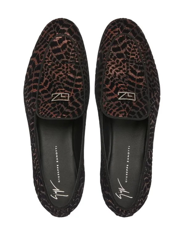 Giuseppe Zanotti GZ Rudolph ローファー | ブラック | FARFETCH JP