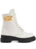 Giuseppe Zanotti Tankie Boot lace-up boots - White