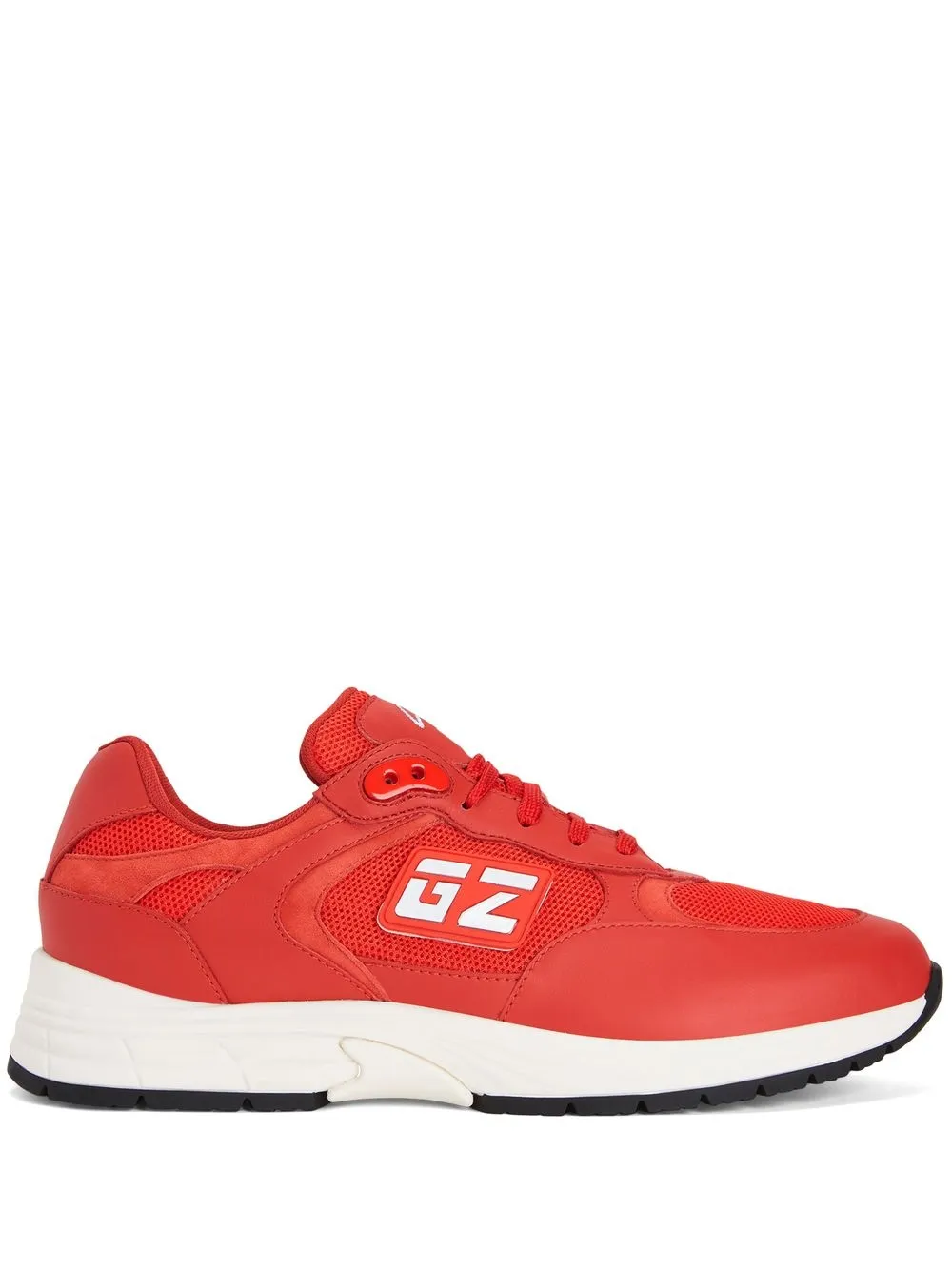 

Giuseppe Zanotti tenis bajos GZ Runner - Rojo