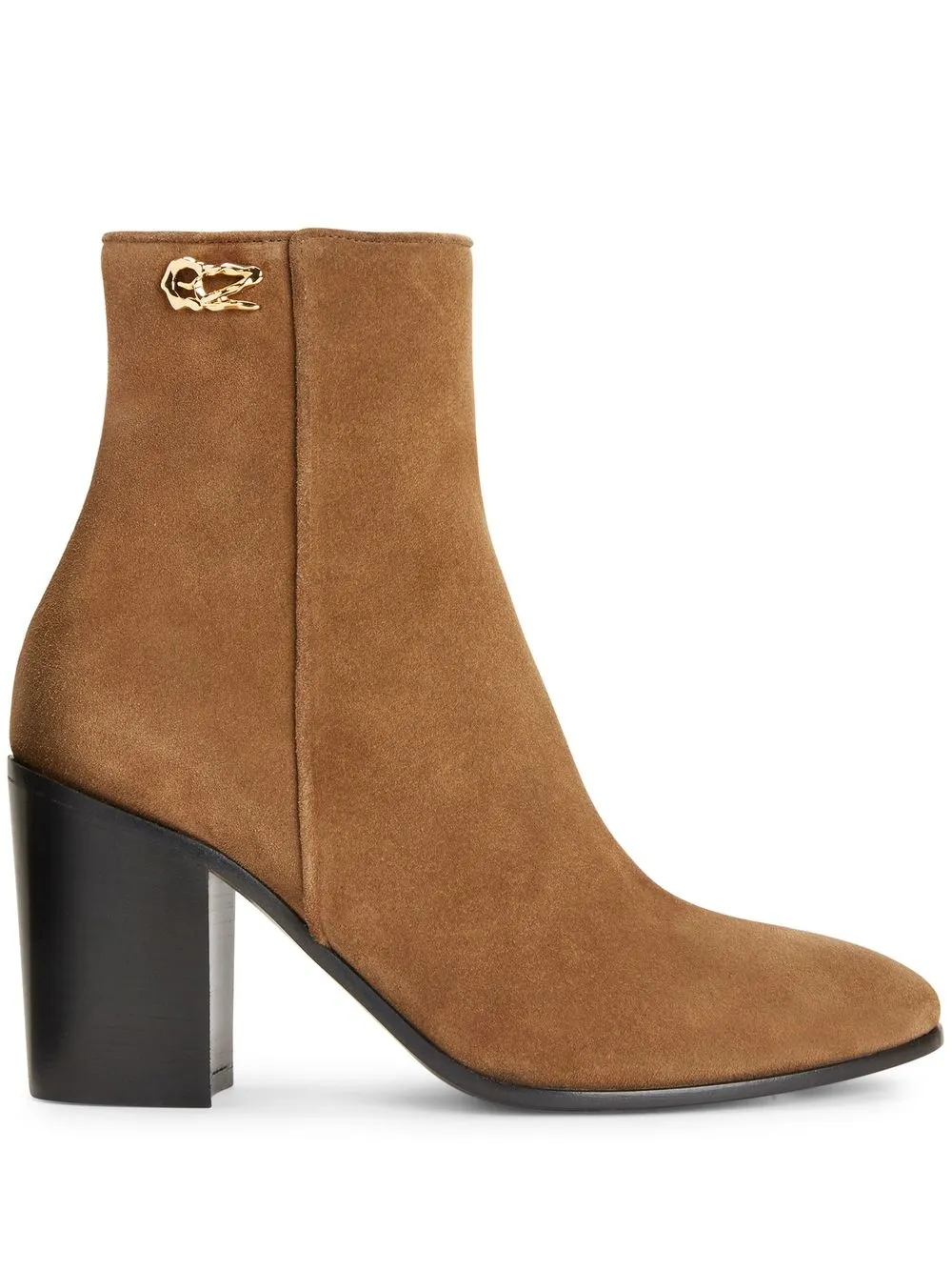 

Giuseppe Zanotti Enriette 80mm suede boots - Brown