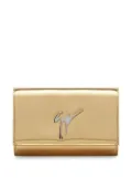 Giuseppe Zanotti Cleopatra metallic clutch bag - Gold