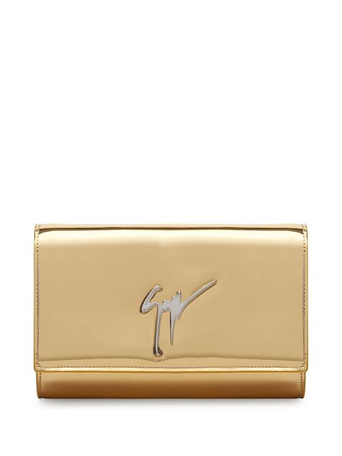 Giuseppe Zanotti Clutch Cleopatra metálica