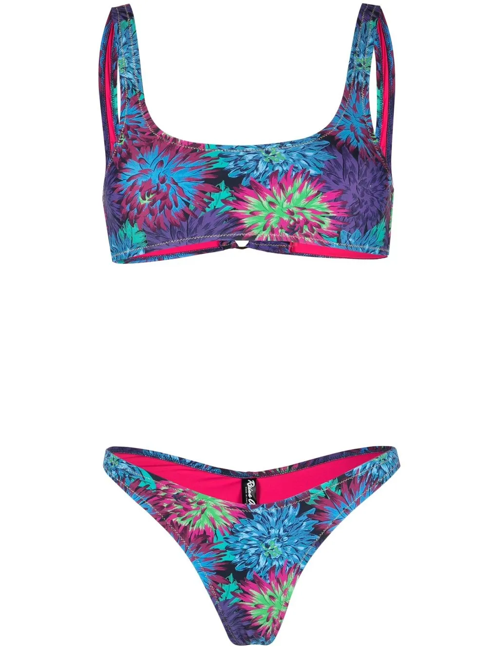 

Reina Olga bikini Rocky con estampado floral - Azul