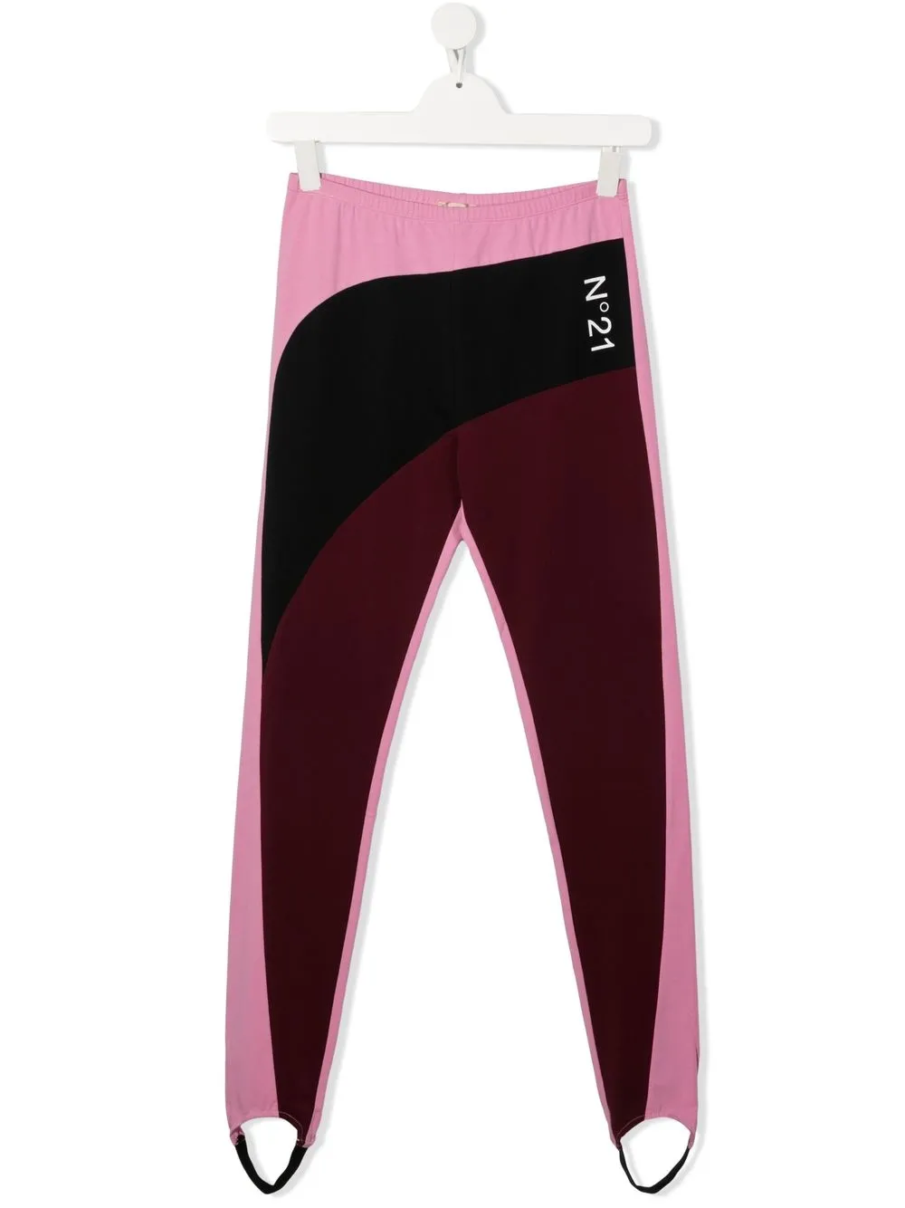 

Nº21 Kids leggins a paneles - Rosado