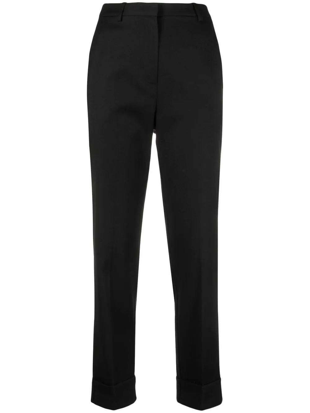 

PINKO cropped tapered-leg trousers - Black