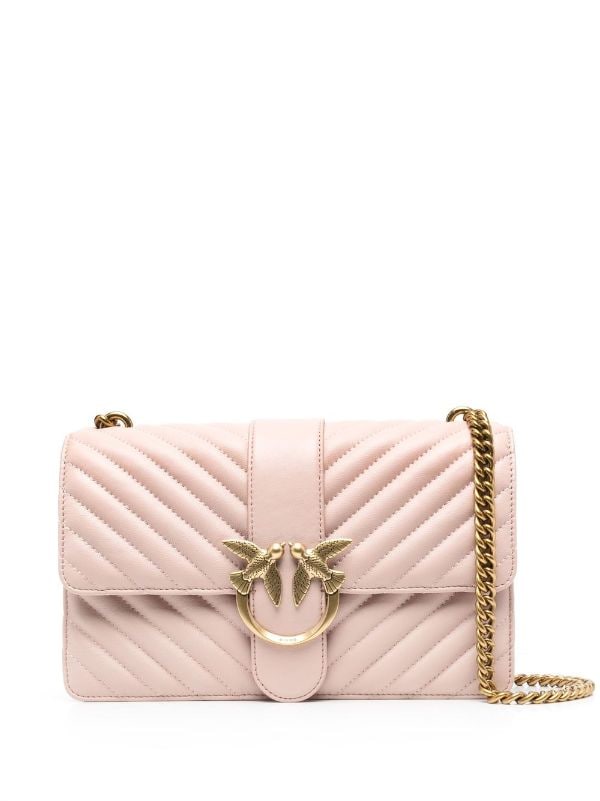 PINKO chevron-quilted Leather Wallet - Farfetch