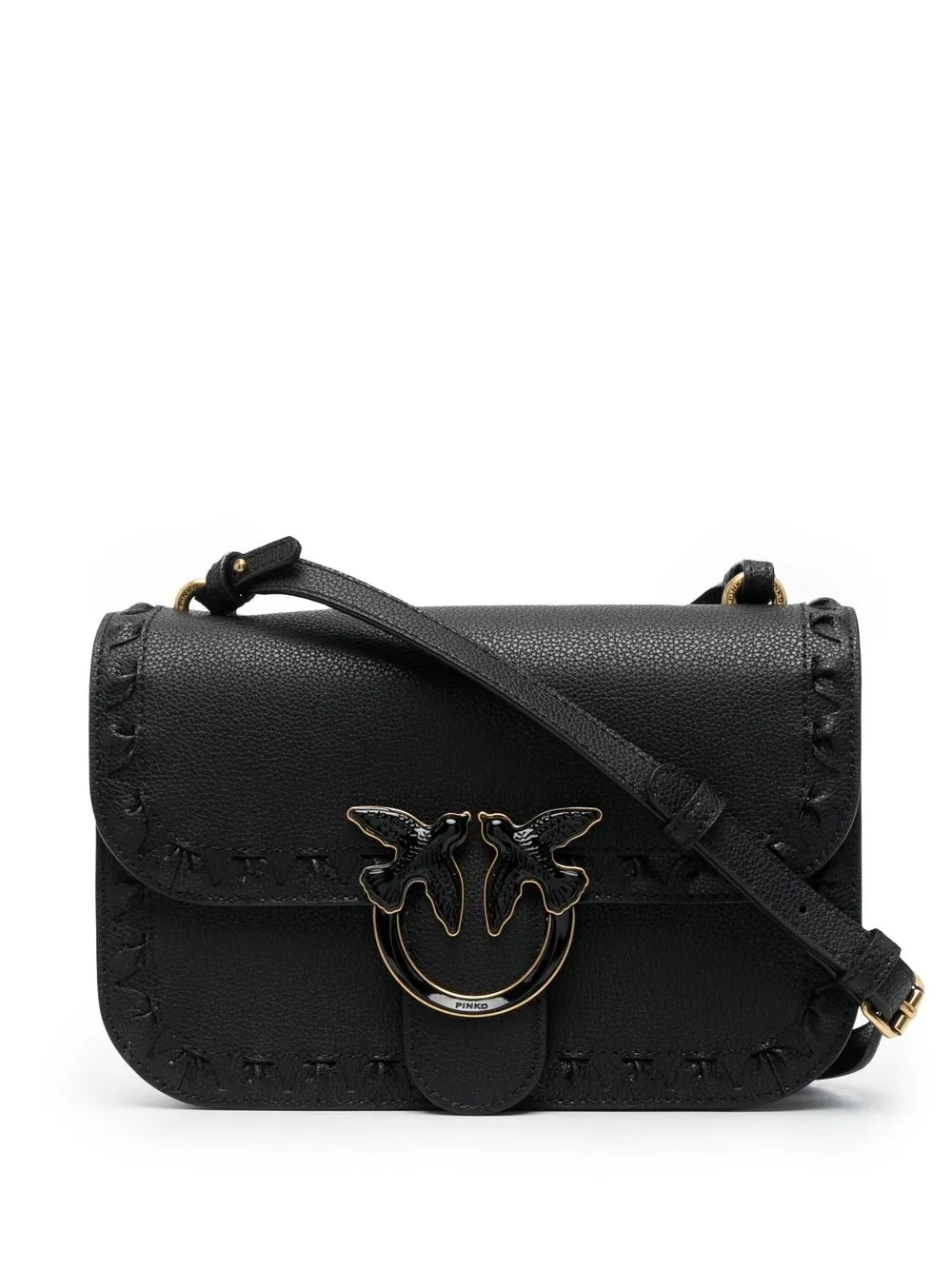 

PINKO bolsa de hombro Love mediana - Negro