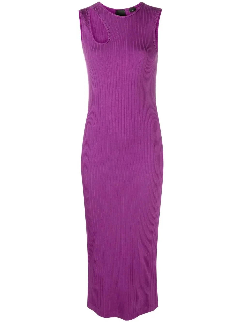 

PINKO vestido midi con aberturas - Morado