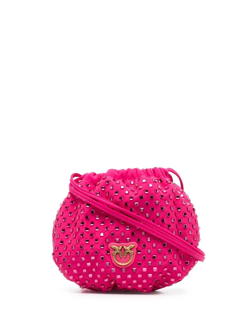 

PINKO stud-detail drawstring cross-body bag