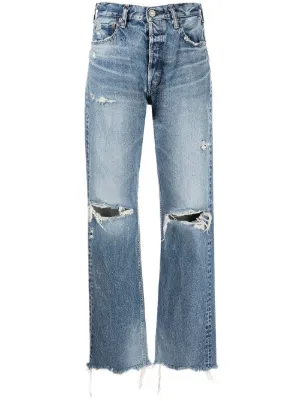 Jeans taglio straight di Moussy Vintage da donna - FARFETCH