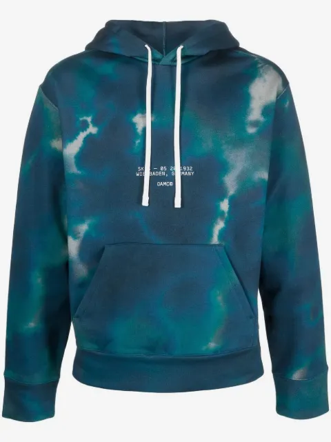 OAMC tie-dye cotton hoodie 