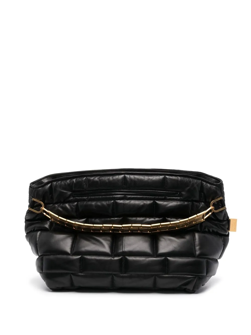 Balmain Quilted Multihandle Tote Bag In Black ModeSens