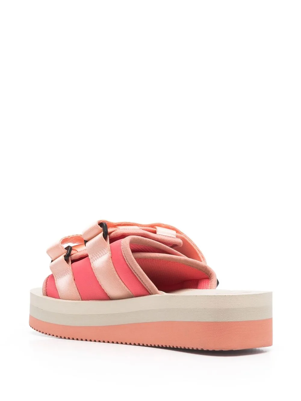 Suicoke Moto Vpo Platform Slides In Pink