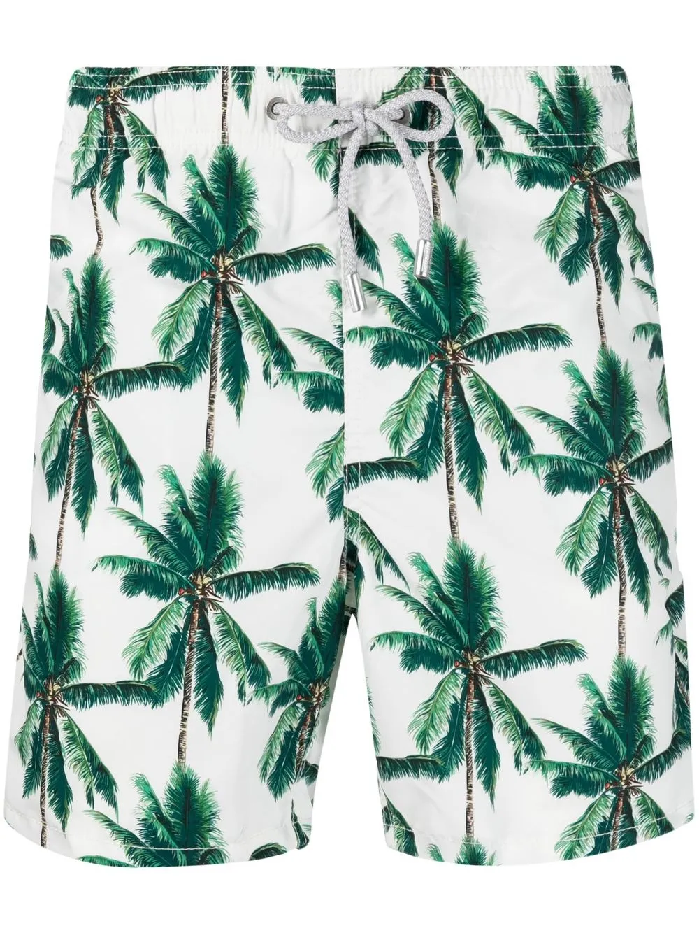 

MC2 Saint Barth palm-tree print swim-shorts - White