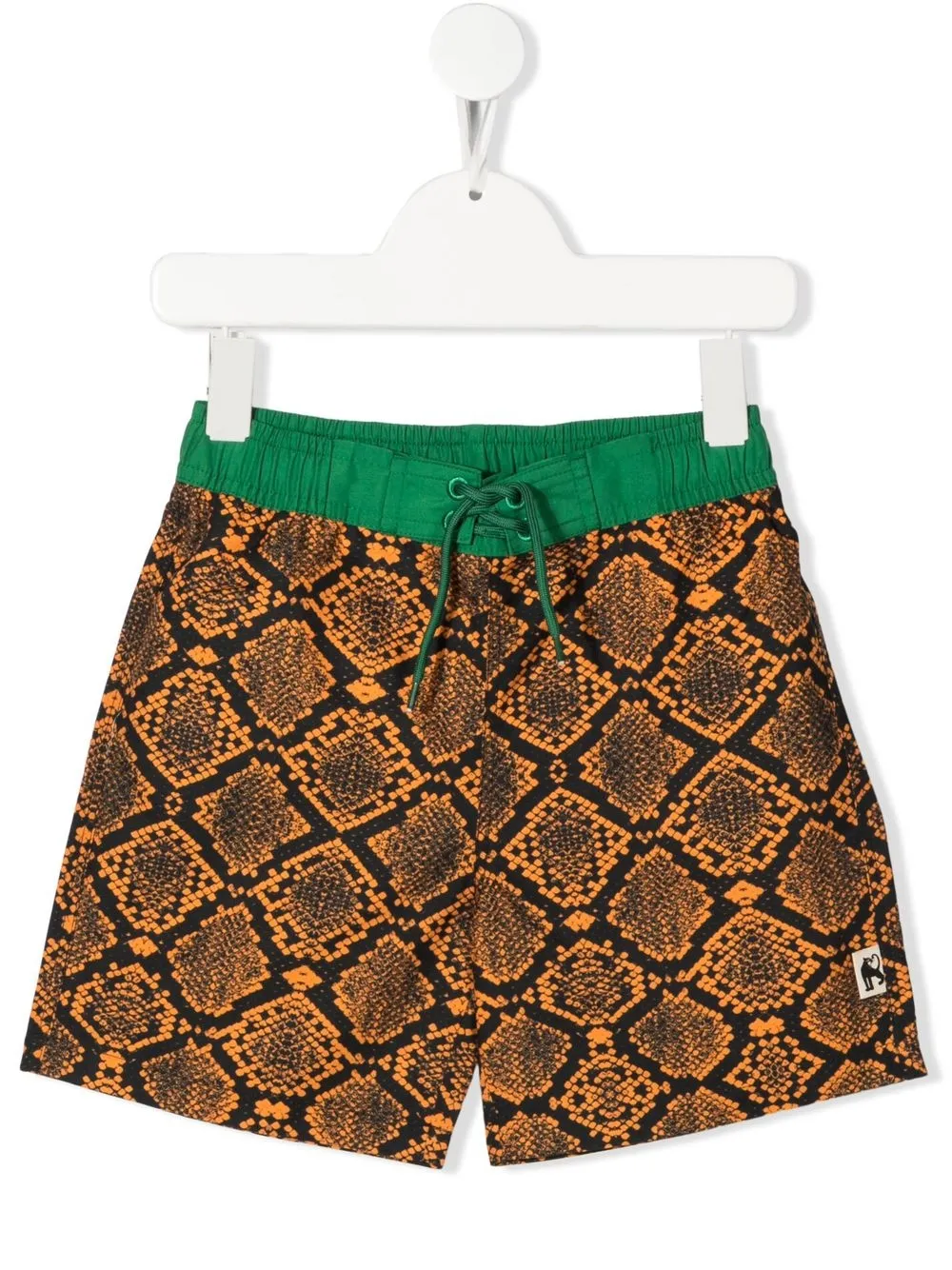 

Mini Rodini shorts con estampado de piel de serpiente - Marrón