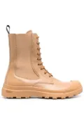 Officine Creative Pallet leather boots - Neutrals