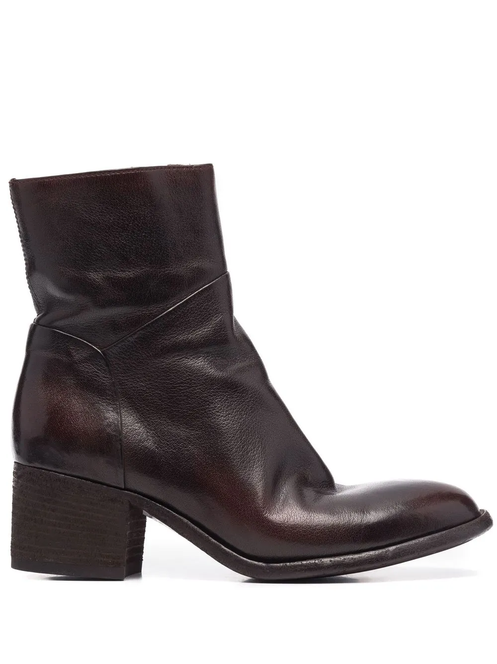 Officine Creative Denner Ankle Boots In Brown