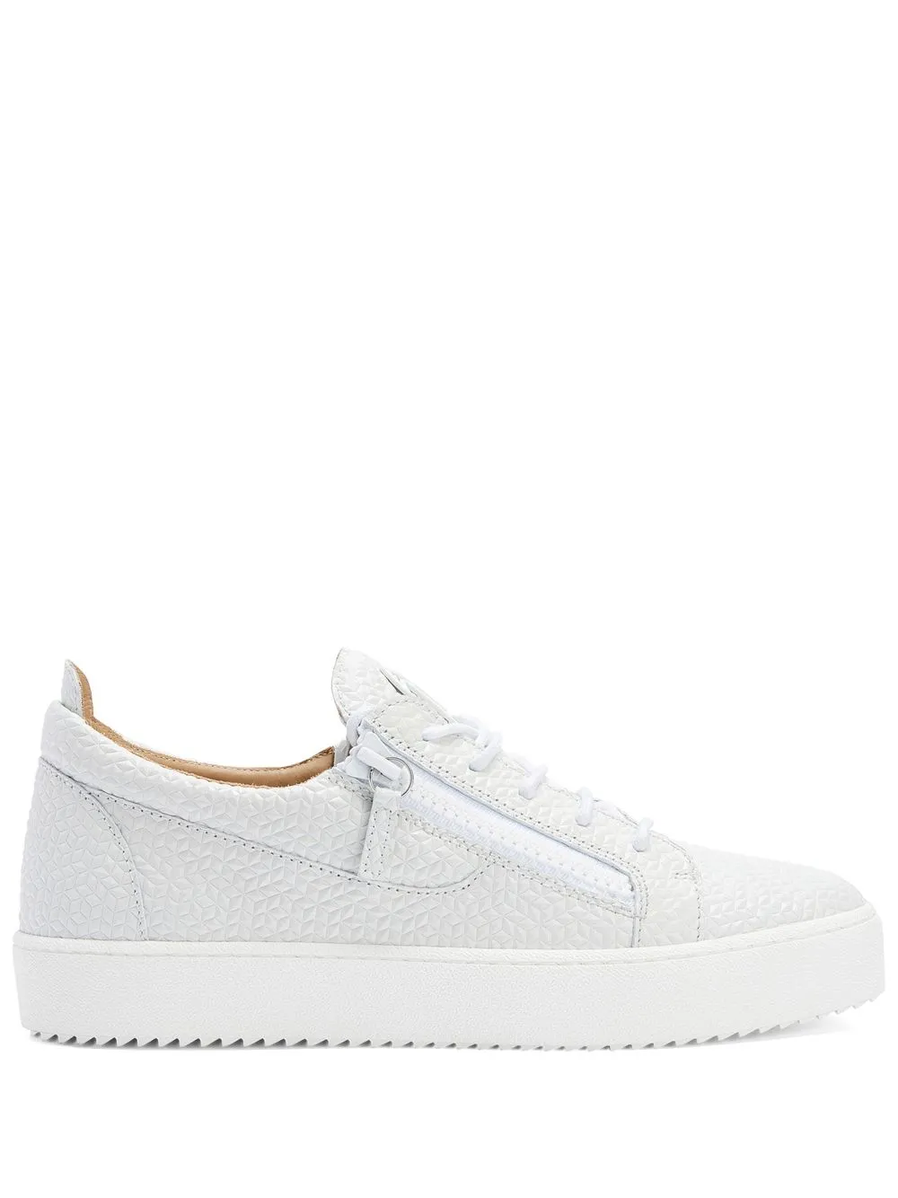 

Giuseppe Zanotti tenis Frankie con agujetas - Blanco