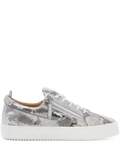Giuseppe Zanotti Frankie snake-print sneakers