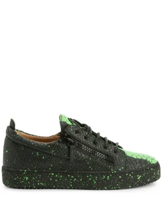 Green giuseppe zanotti sneakers sales