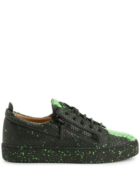 Giuseppe Zanotti Frankie snakeskin-effect sneakers