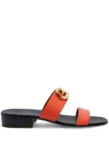 Giuseppe Zanotti Gregorie double-strap sandals - Orange