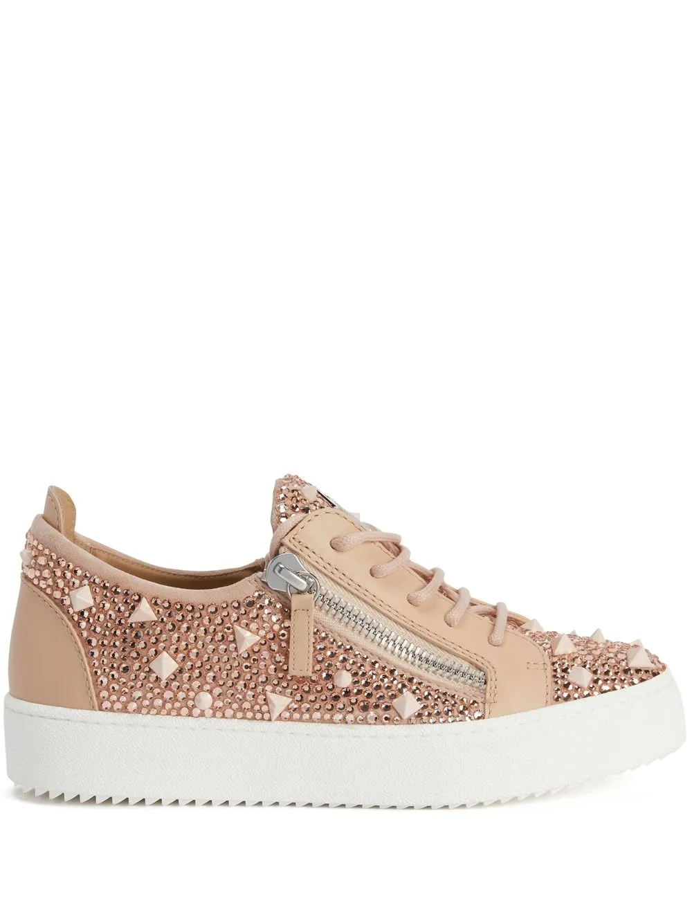 Giuseppe Zanotti Gail stud-embellished sneakers | Pink | Image 1