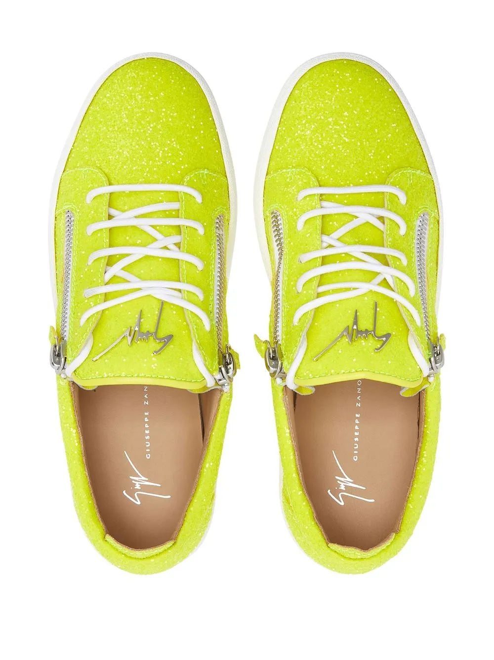 Giuseppe Zanotti Frankie Glitter low top Sneakers Farfetch