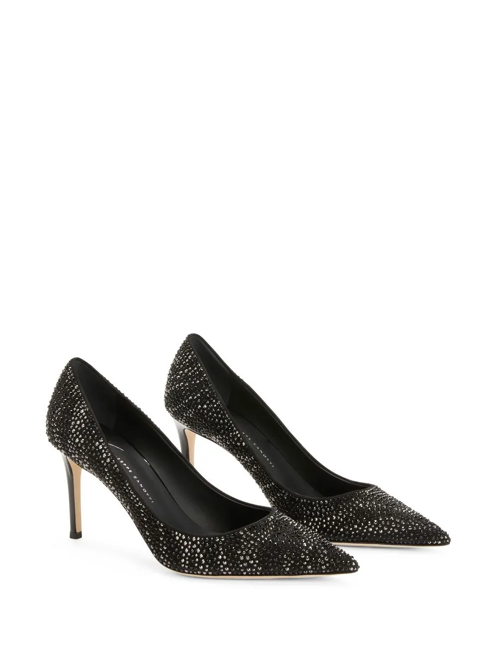 Giuseppe Zanotti Diorite Strass crystal 85mm pumps Black