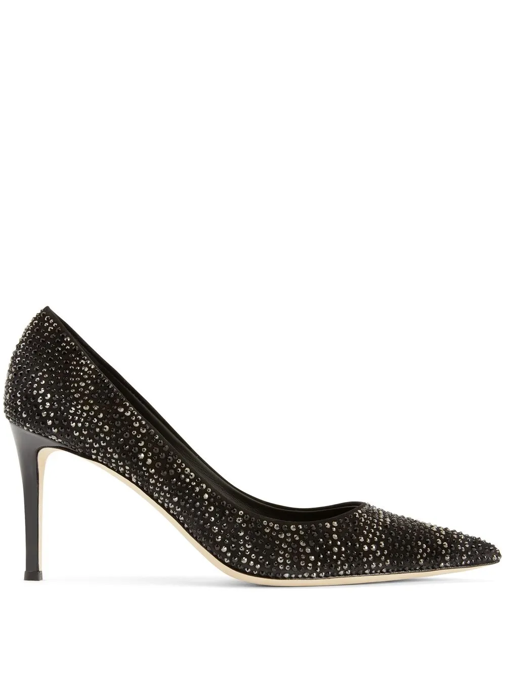 Giuseppe Zanotti Diorite Strass crystal 85mm pumps Black