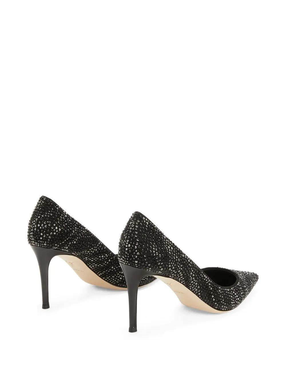 Giuseppe Zanotti Diorite Strass crystal 85mm pumps Black