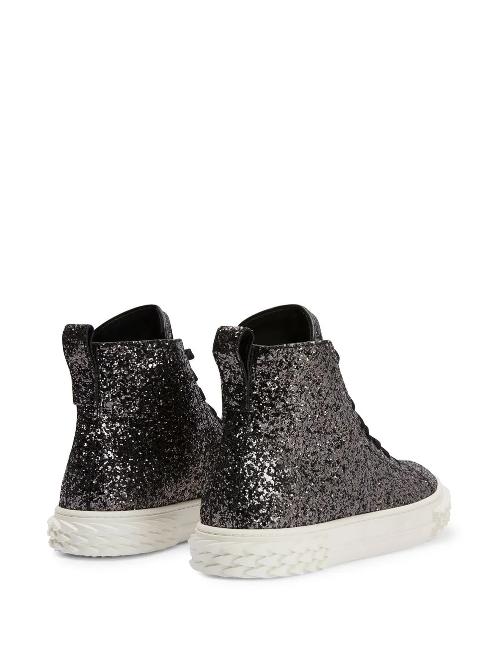 Black glitter high tops online
