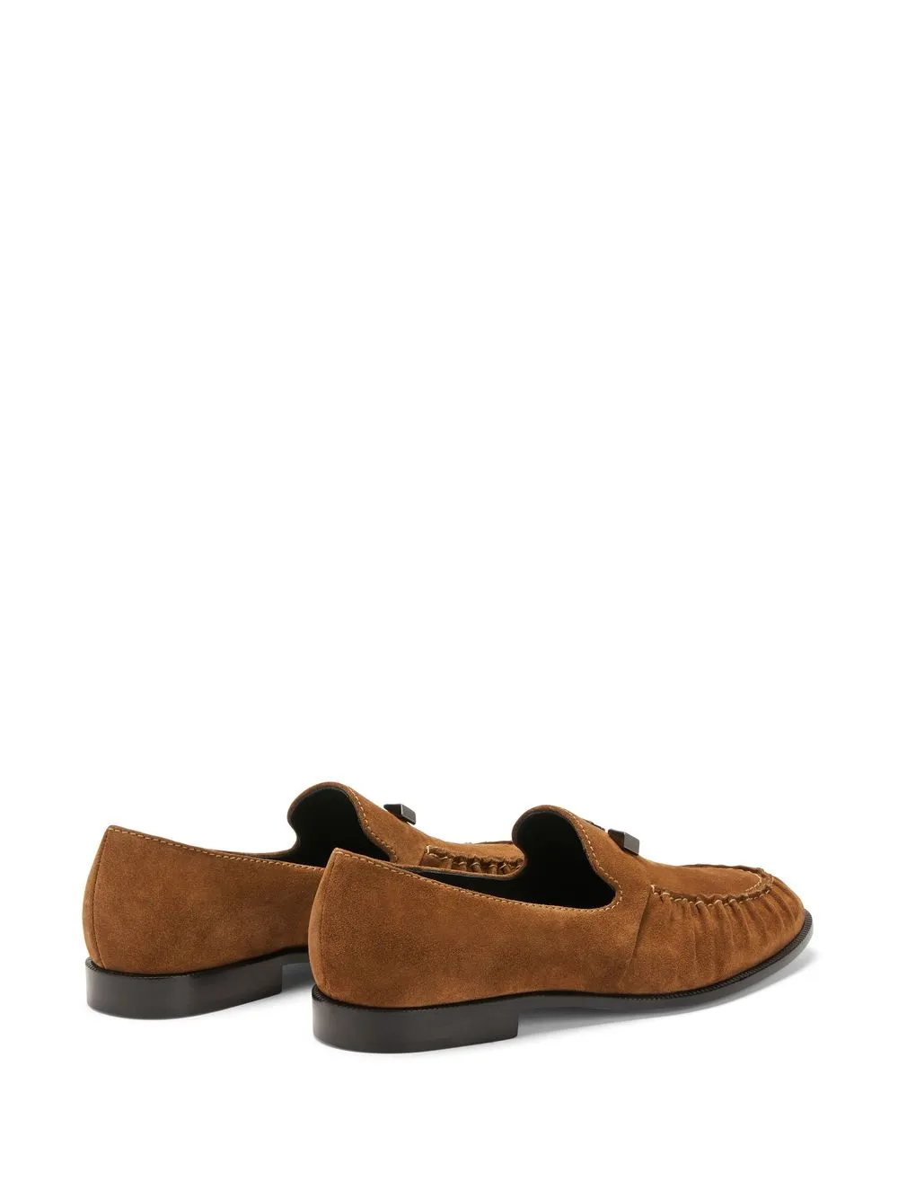 Giuseppe Zanotti 자레스 스웨이드 로퍼 | 브라운 | FARFETCH KR