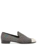 Giuseppe Zanotti Joaquin polka-dot loafers - Black