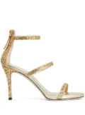 Giuseppe Zanotti Harmony 90mm glitter sandals - Gold