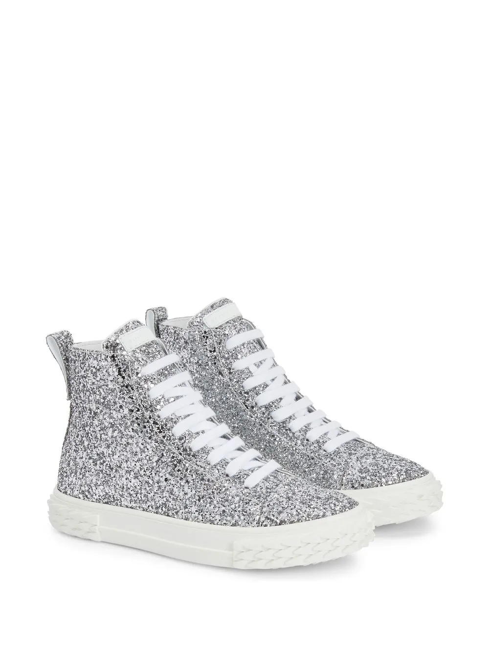 Giuseppe Zanotti Eco-Blabber high-top sneakers - Zilver
