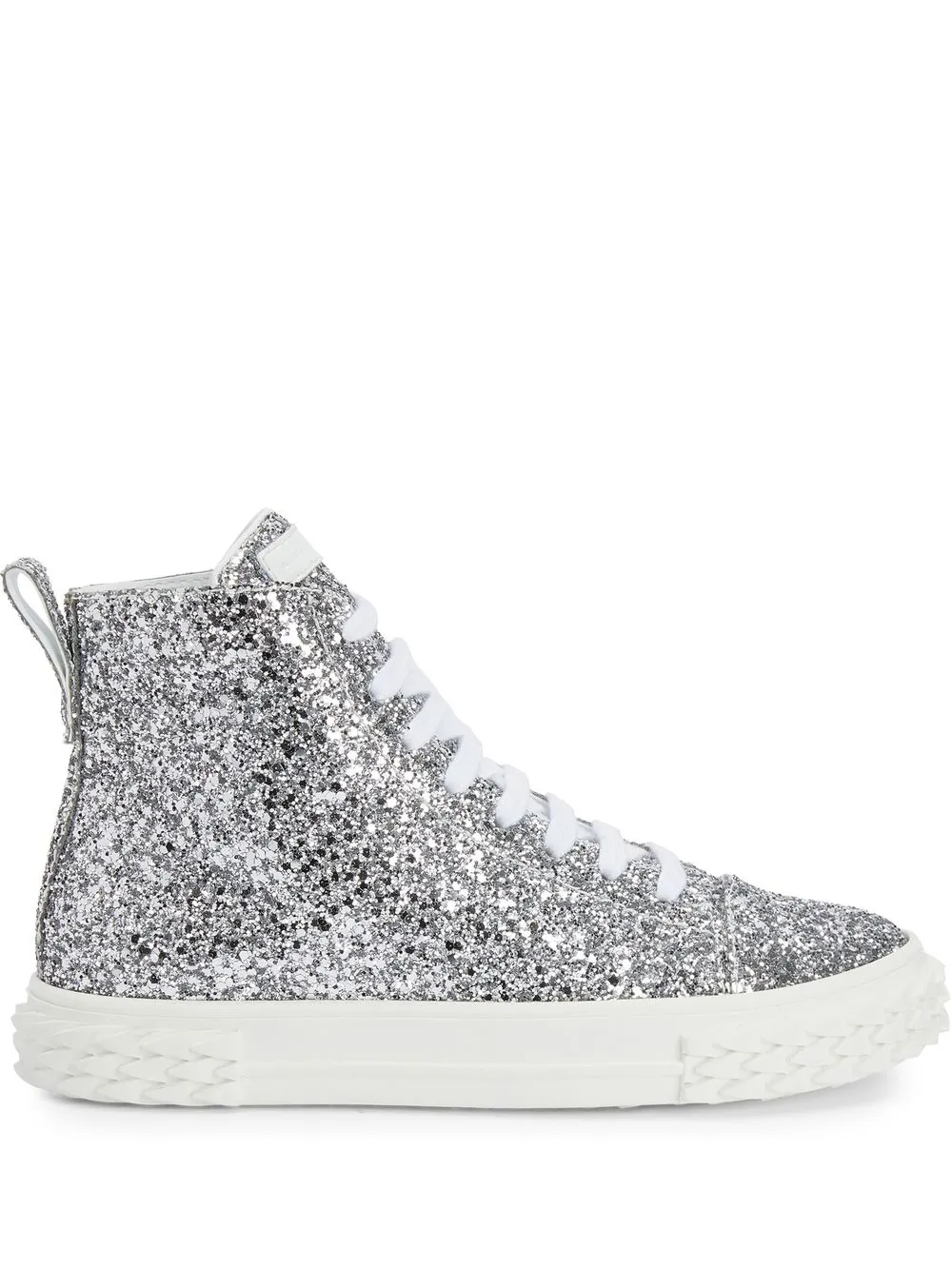 Giuseppe Zanotti Eco-Blabber high-top sneakers Zilver
