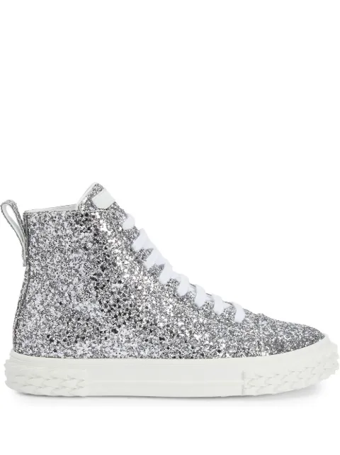 Giuseppe Zanotti Eco-Blabber high-top glitter sneakers
