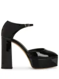 Giuseppe Zanotti Bebe patent platform pumps - Black