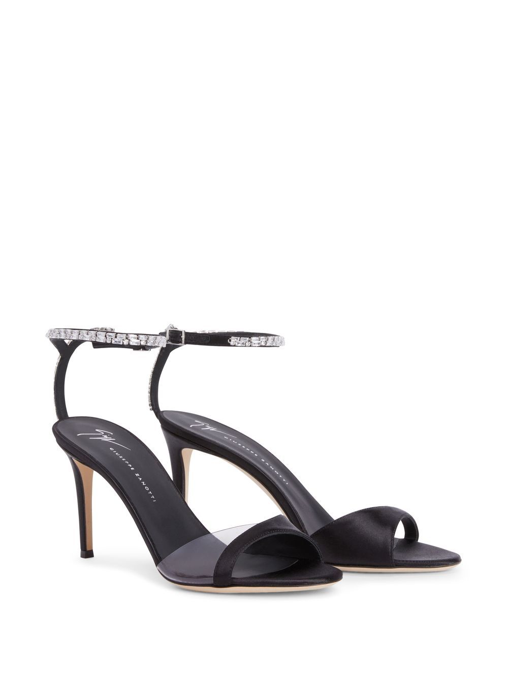 Giuseppe Zanotti Leeah Cystal sandalen - Zwart