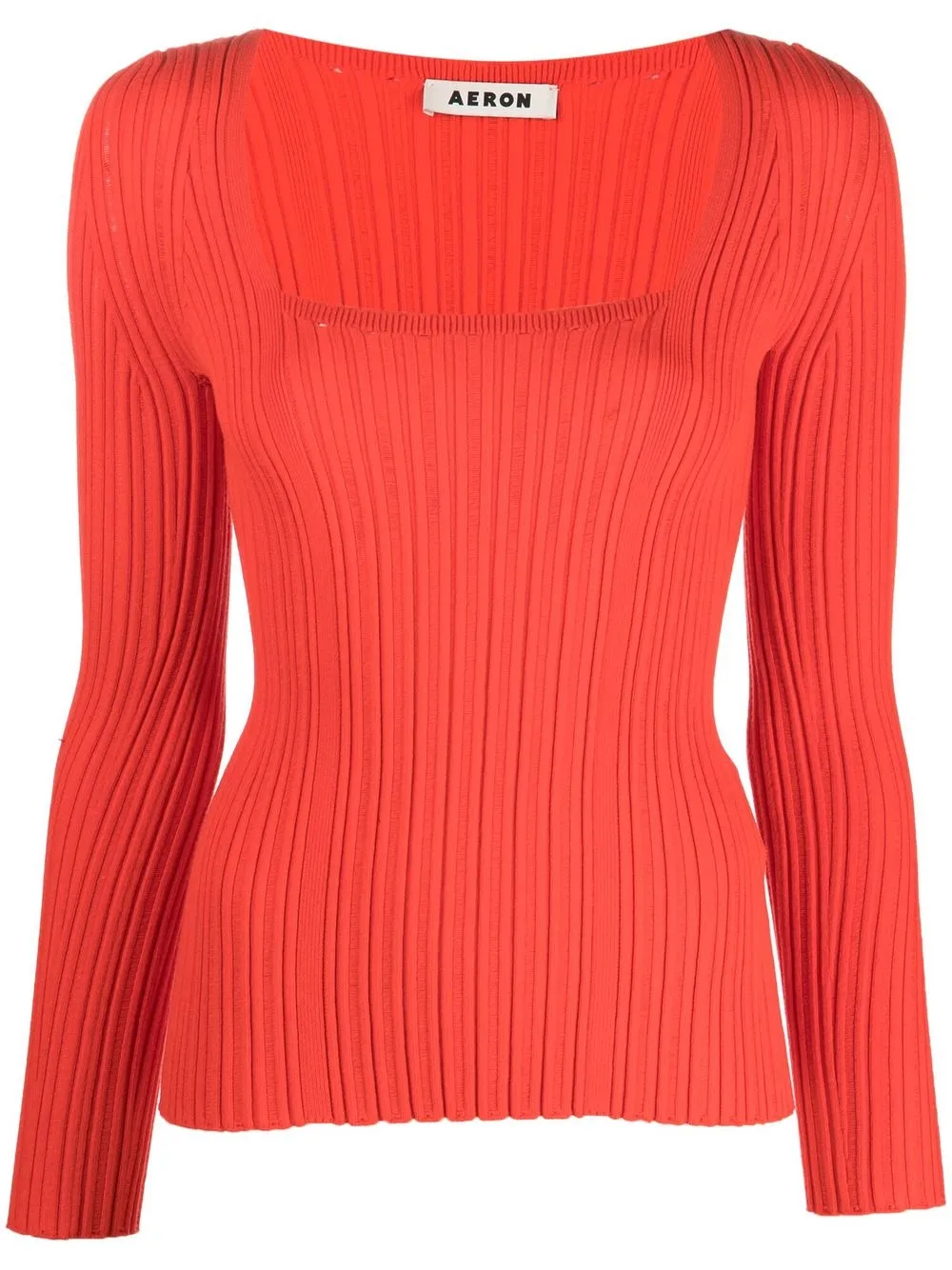 

AERON Finesse ribbed-knit jumper - Red