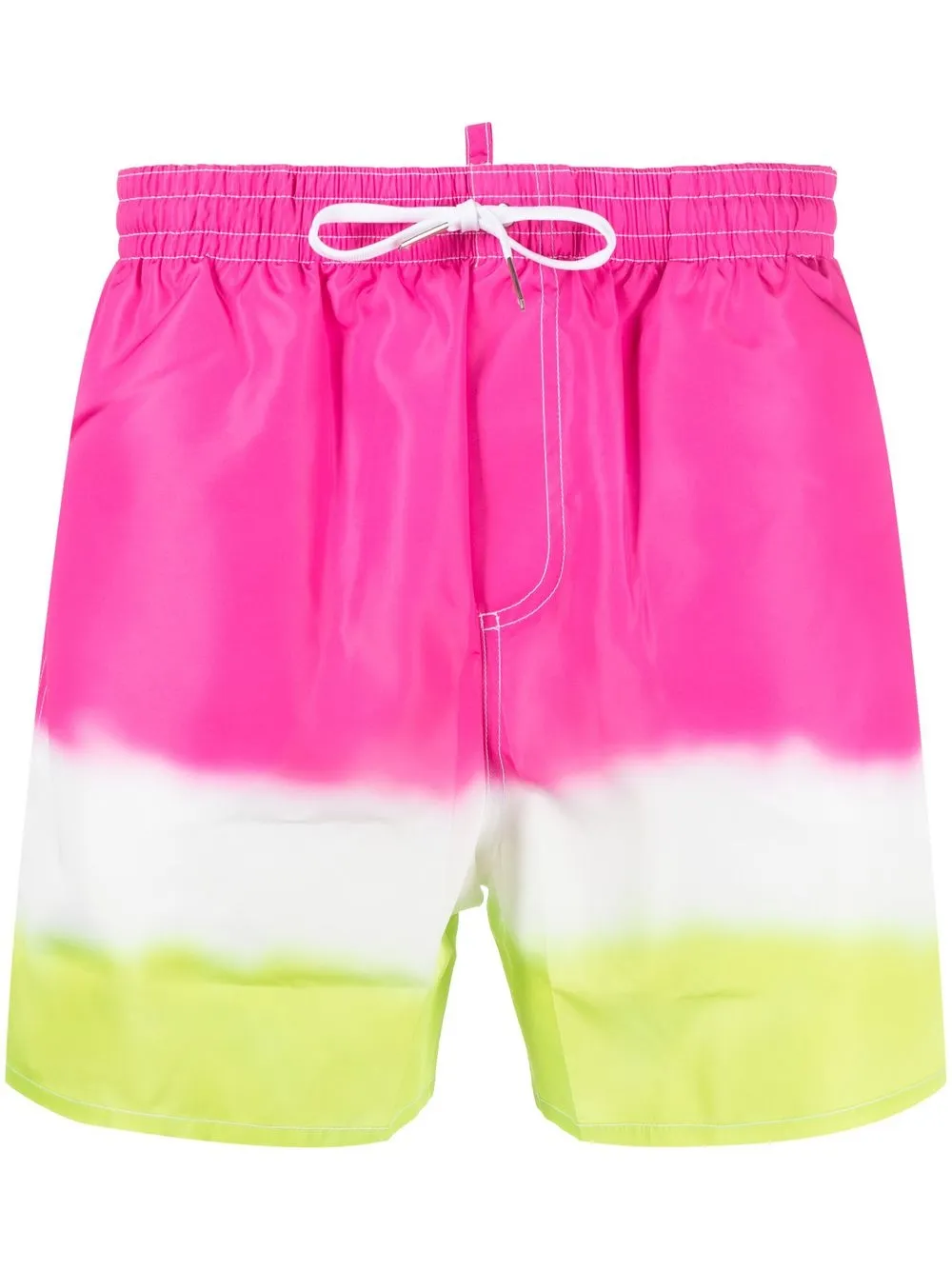 

Dsquared2 ombré graffiti-logo swim shorts - Pink