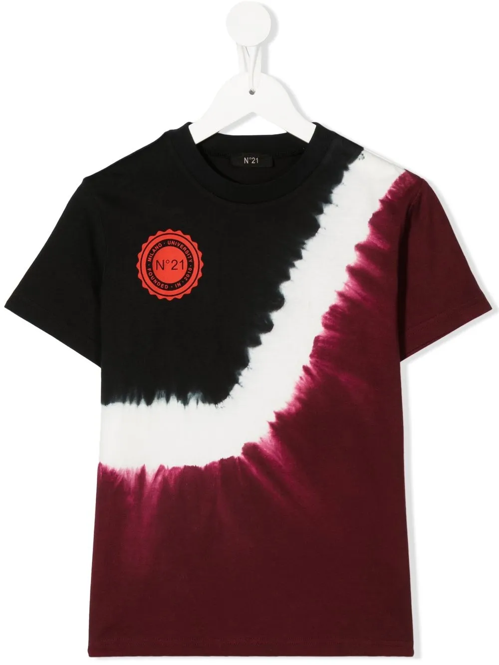 

Nº21 Kids tie-dye logo-print T-shirt - 0N406