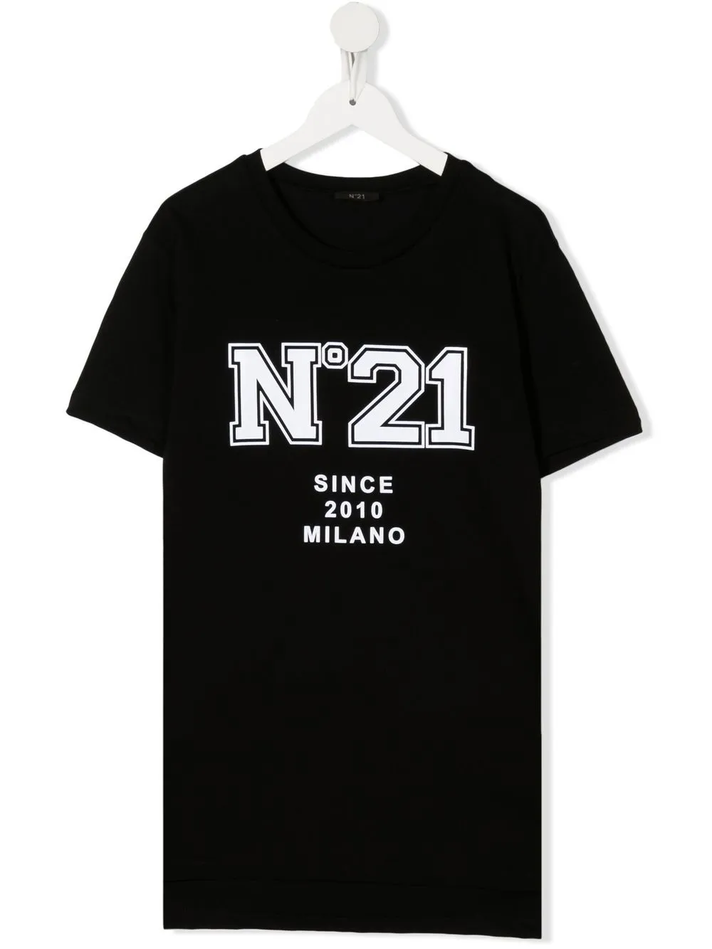 

Nº21 Kids playera con logo estampado y cuello redondo - Negro