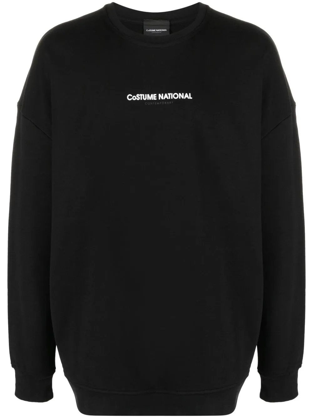 

costume national contemporary sudadera con logo estampado - Negro