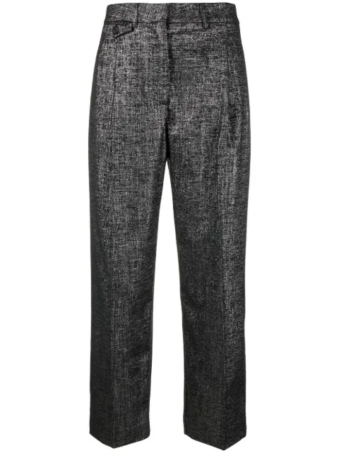 PINKO melange-effect tailored trousers