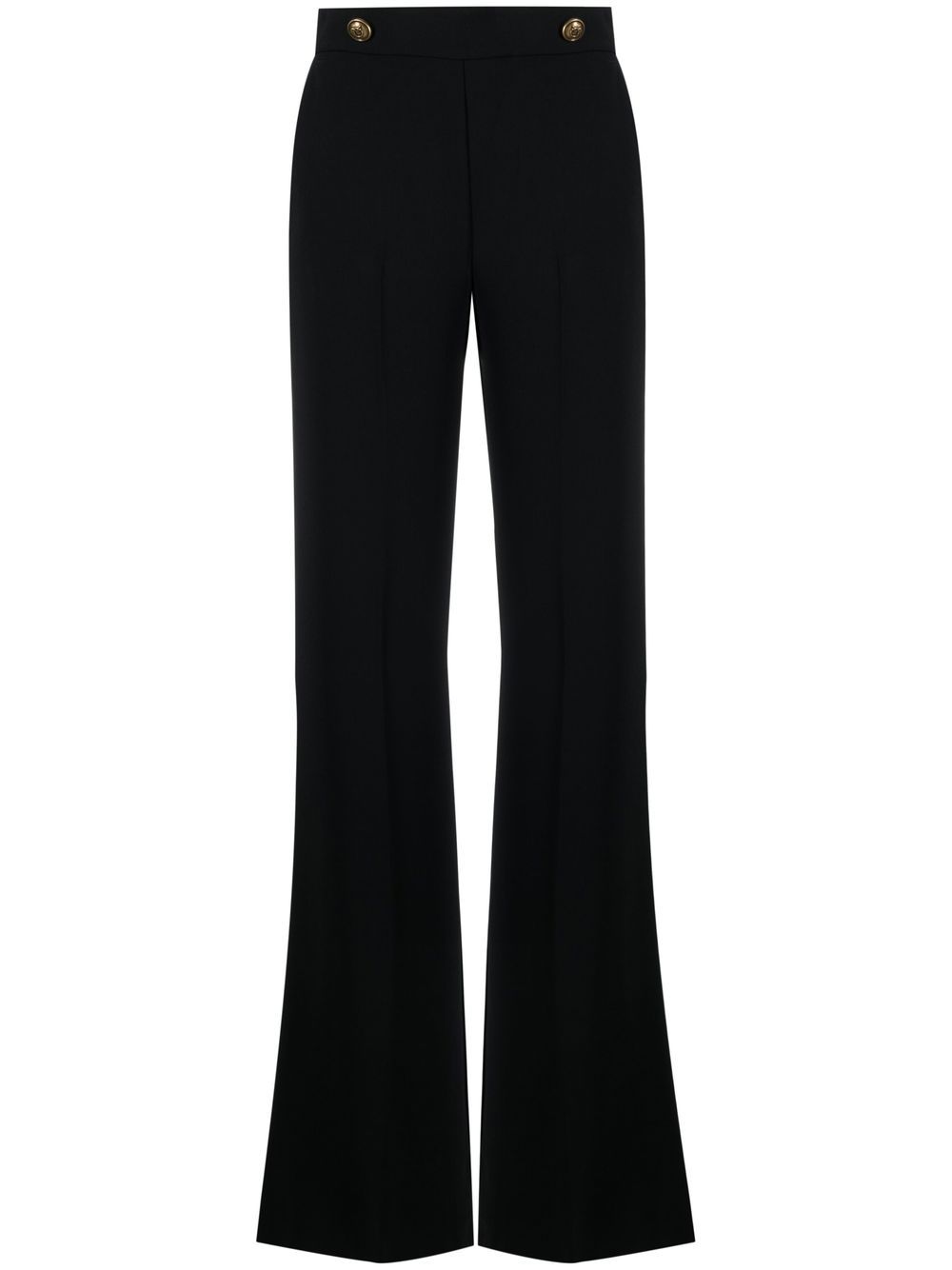 

PINKO pantalones acampanados con tiro alto - Negro