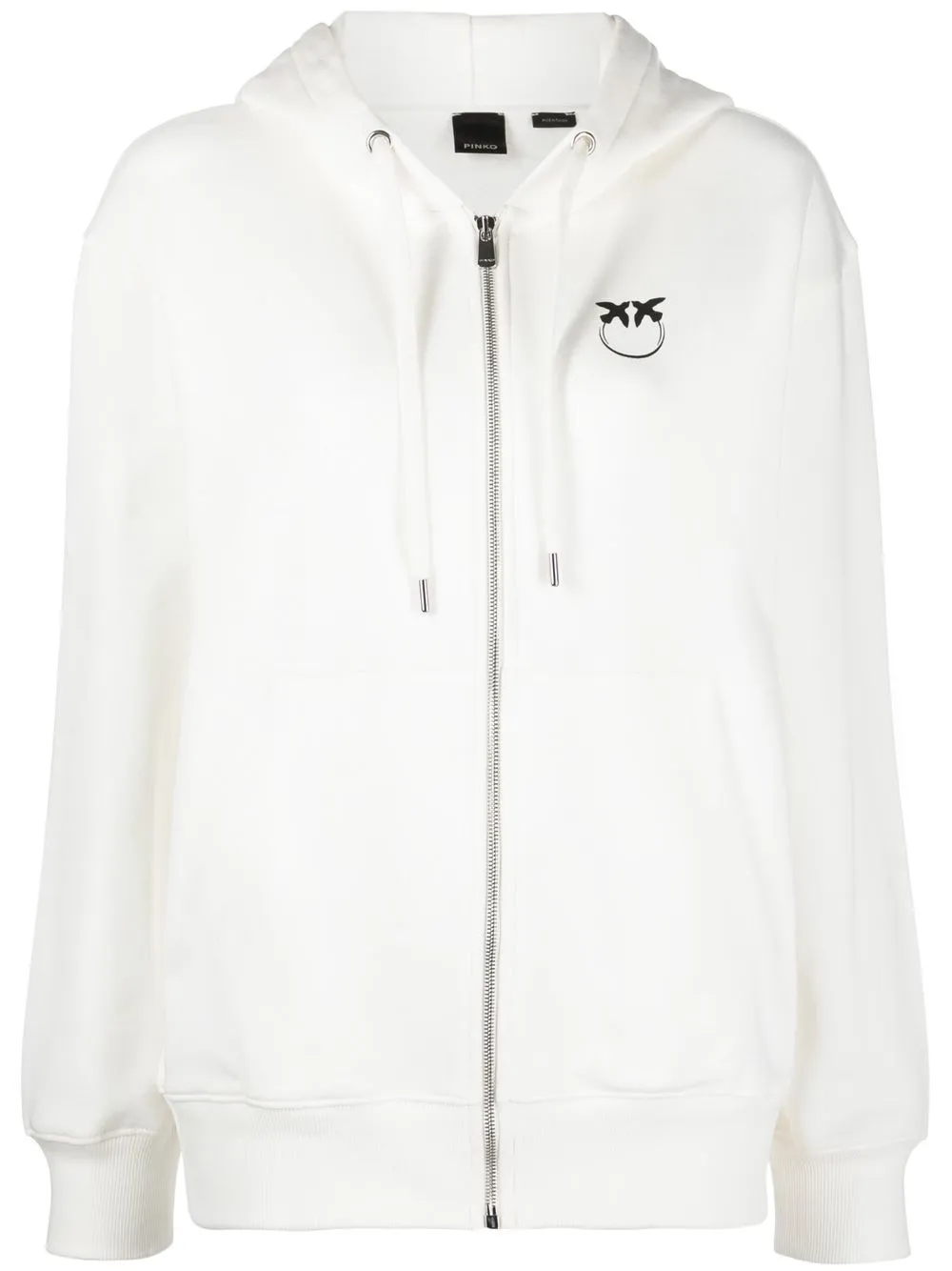 

PINKO hoodie con logo estampado - Blanco