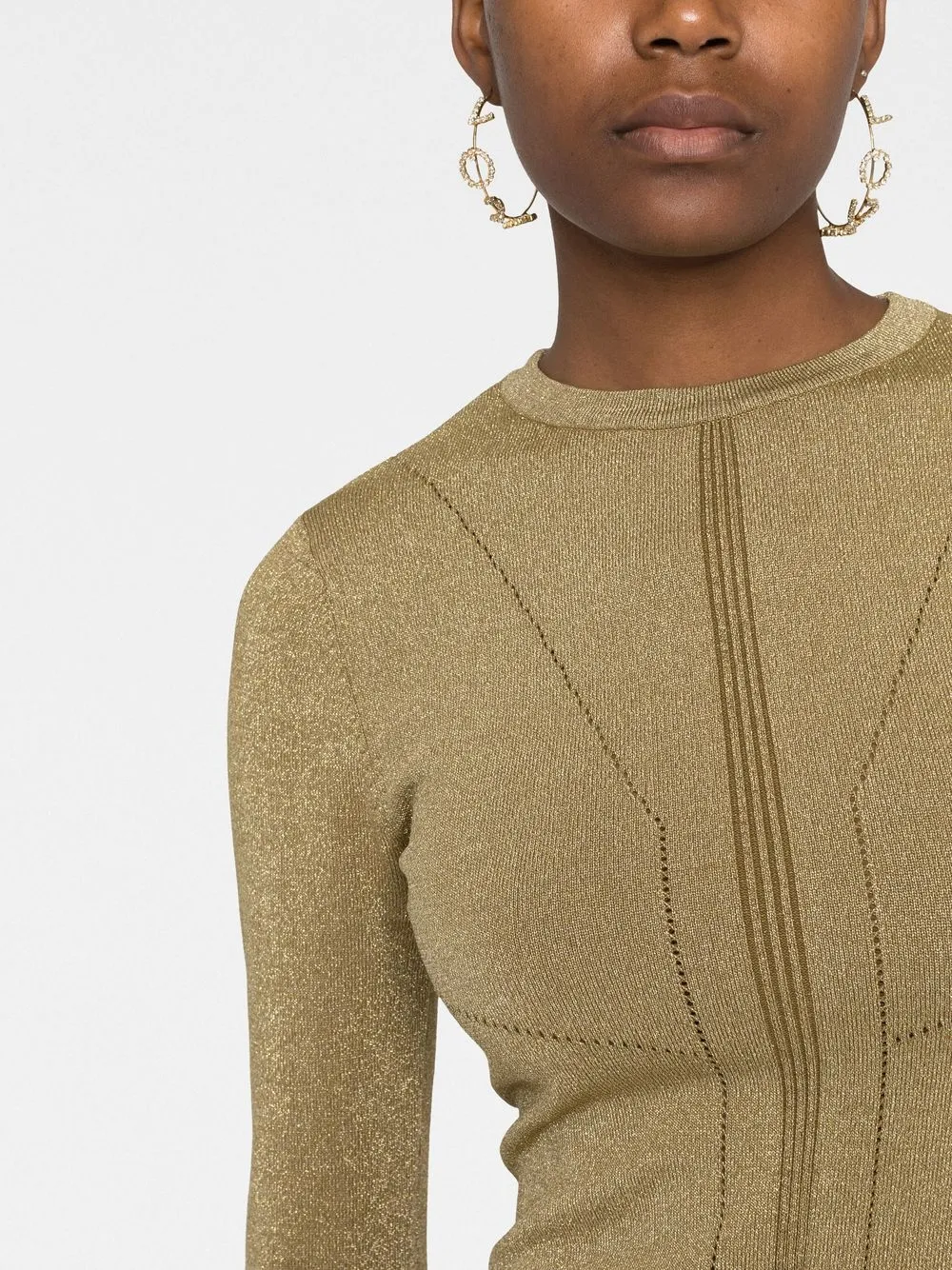 PINKO faux-fur Trim Jumper - Farfetch